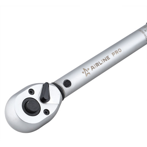 Ключ динамометрический 3/8" 10-60Нм PRO, набор 5пр. (головки 14,16мм, шарнир, удл.), кейс