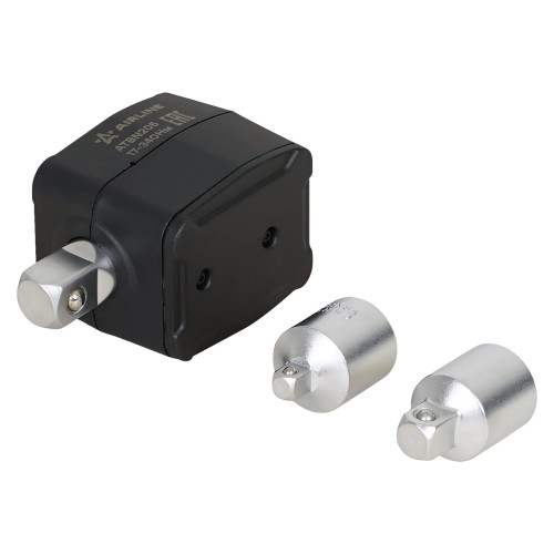 Адаптер динамометрический цифровой 1/2" 17-340Нм, с переходниками (1/4", 3/8"), кейс
