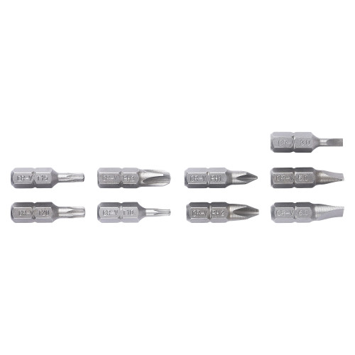 Набор головок и бит с Т-рукояткой 18пр. (рукоятка, биты PH, SL, TORX), пласт. кейс