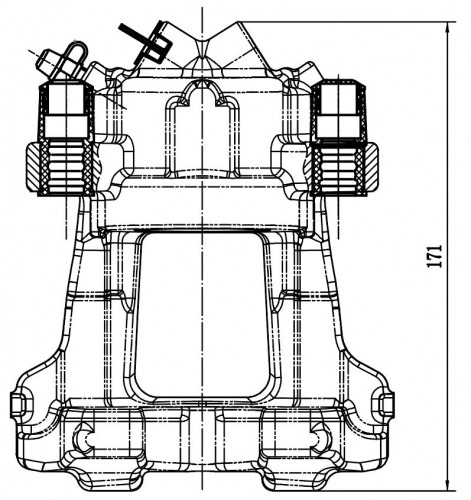 Суппорт тормозной для автомобилей BMW 3 F30 (11-)/4 F30 (13-)/1 F20/F21 (11-) передний левый d=54мм