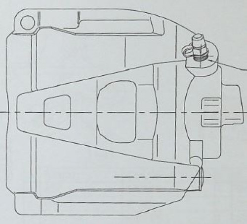 Суппорт тормозной для автомобилей Audi Q3 (11-)/VW Tiguan (08-) передний правый d=57мм