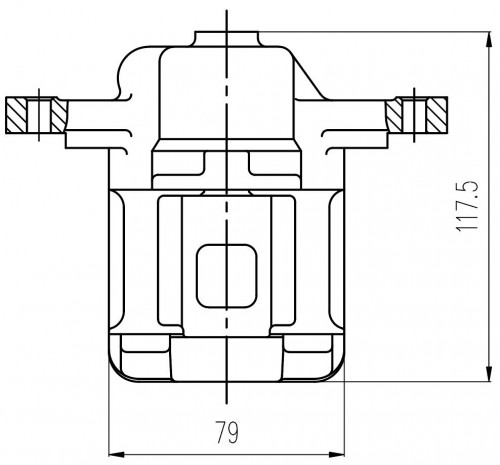 Суппорт тормозной для автомобилей Hyundai Sonata EF (98-)/Matrix (01-) задний правый d=34мм