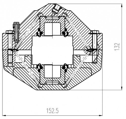 Суппорт тормозной для автомобилей Mercedes W123 (75-) / S W116 (72-) / W126 (79-) задний правый d=38мм