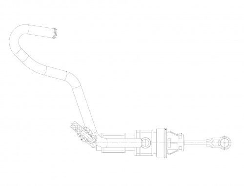 Цилиндр сцепления для автомобилей Mitsubishi Lancer X (07-) 1.8i, 2.0i / Outlander II (07-)/III (12-) 2.0i, 2.4i главный