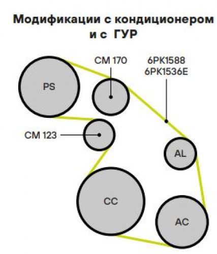 Ролик привод. ремня для автомобилей Лада 1118/2123 (только ролик) (CM 123)