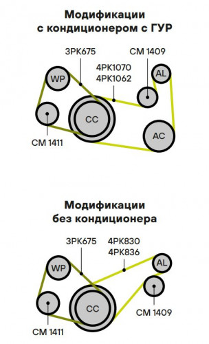 Ролик привод. ремня для автомобилей Nissan Note (04-)/Micra (02-) 1.0i/1.2i/1.4i [CR] (натяжной) помпы (CM 1411)