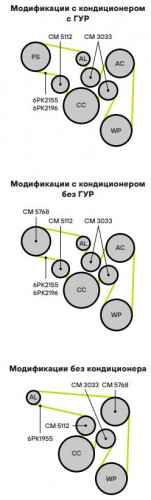 Ролик приводного ремня для автомобилей Subaru XV (11-)/Forester SH (08-) 1.6i/2.0i [FB] (опорный)