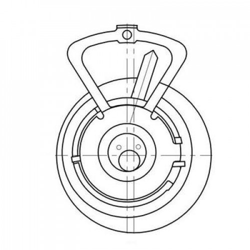 Ролик ГРМ для автомобилей VW Golf (97-) 1.4i (натяж.) (CM 6052)