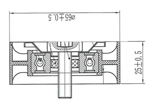 Ролик приводного ремня для автомобилей Mercedes S (W222) (13-)/GL (X166) (12-) 4.7i/5.5i (опорный) гладкий