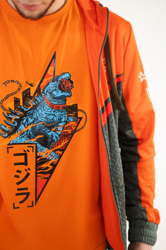 Футболка Driftzilla оранжевая