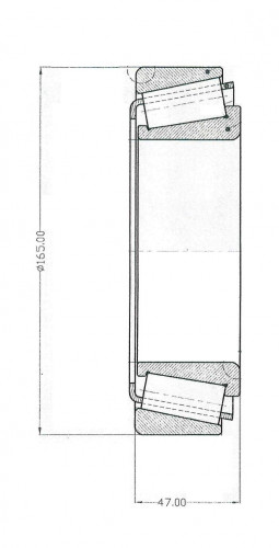 Подшипник ступицы задней для автомобиля MAN TGA/Scania P/G/R/T/DAF CF/XF