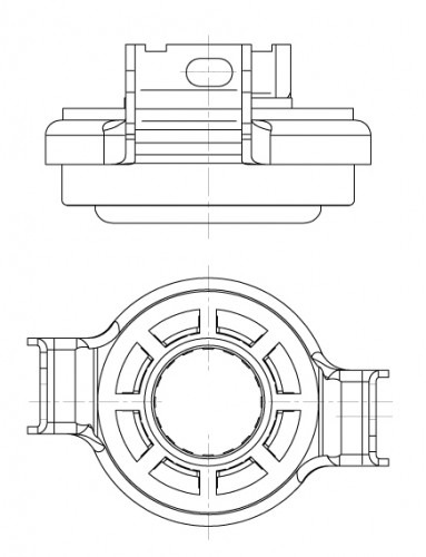 Муфта выключения сцепления для автомобилей Ford Escort III (80-) / IV (95-) 1.3i