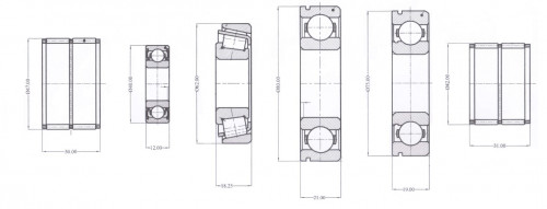 Ремкомплект КПП полный для автомобиля ГАЗ 3302 (с 2003 г.) с коническими подшипниками (только подшипники)
