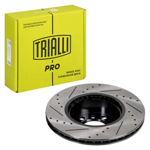 Диски тормозные для автомобилей BMW 1 (F20 / F21) (11-) / 3 (F30-F34) (11-) передний d=300 PRO (перфорированный / слотированный / окрашенный)