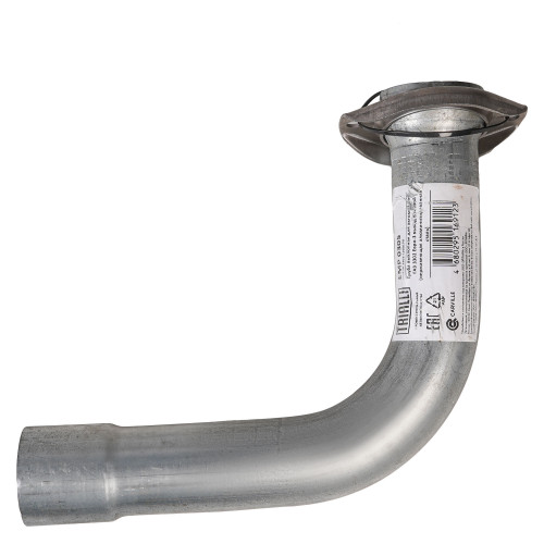 Труба выхлопная для автомобилей ГАЗ 3302 Евро-3 выход боковой (алюминизированная сталь)