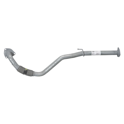 Труба приёмная для автомобилей Chevrolet/Daewoo Lanos (97-) длинная с отверстием для датчика (алюминизированная сталь)