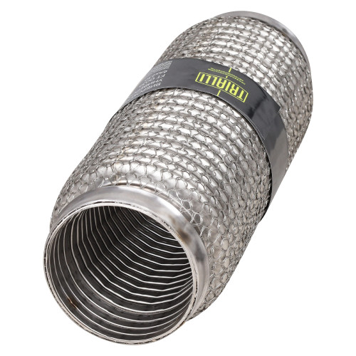 Виброкомпенсатор выхлопной трубы (Гофра) 64x230 Hydra/Wire Mesh (нержавеющая сталь)