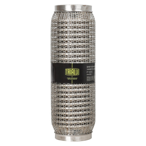Виброкомпенсатор выхлопной трубы (Гофра) 64x250 Hydra/Wire Mesh (нержавеющая сталь)