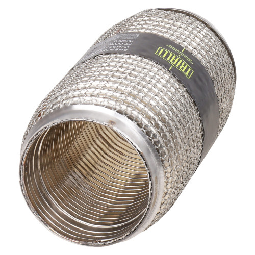 Виброкомпенсатор выхлопной трубы (Гофра) 75x200 Hydra/Wire Mesh (нержавеющая сталь)