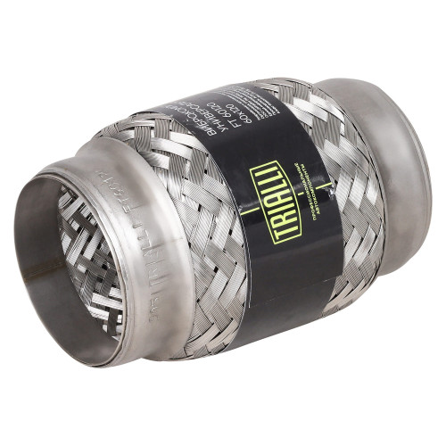 Виброкомпенсатор выхлопной трубы (Гофра) 60x120 InnerBraid (нержавеющая сталь)