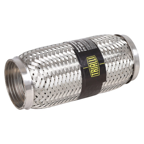 Виброкомпенсатор выхлопной трубы (Гофра) 70x200 InterLock (нержавеющая сталь)