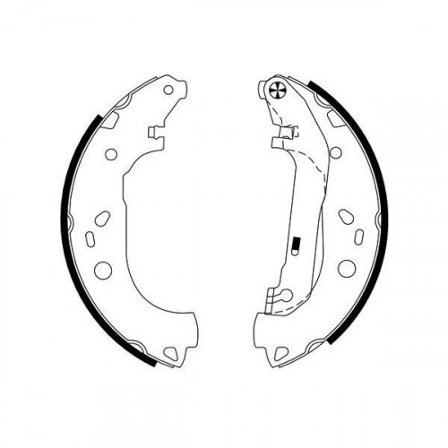 Колодки тормозные для автомобилей Ford Tourneo Connect (02-)/Transit Connect (02-) барабанные 229x57