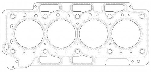 Прокладка ГБЦ для автомобилей Chery Tiggo T11 (06-) 1.6i [SQR481F] (металличский)