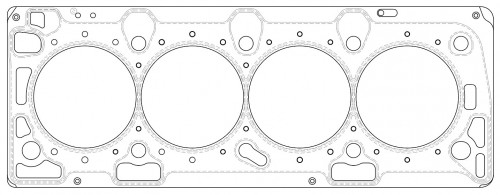 Прокладка ГБЦ для автомобилей Chevrolet Cruze (09-)/Aveo (11-)/Opel Astra H (04-) 1.6i/1.8i [F16D4; F18D4]