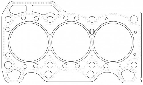 Прокладка ГБЦ для автомобилей Daewoo Matiz (98-)/Chevrolet Spark (05-) 0.8i [F8CV]