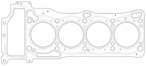 Прокладка ГБЦ для автомобилей Nissan Almera Classic (05-) 1.6i [QG16;QG16DE]