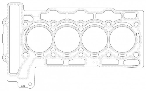 Прокладка ГБЦ для автомобилей Peugeot 308 (07-)/408 (10-)/Citroen C4 (10-) 1.6i [EP6]