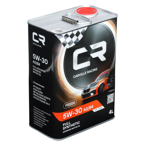 Масло моторное CARVILLE RACING FS200 5W-30 A3/B4 4L