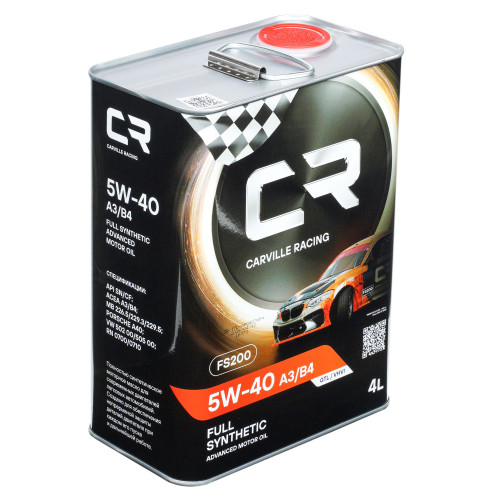 Масло моторное CARVILLE RACING FS200 5W-40 A3/B4 4L