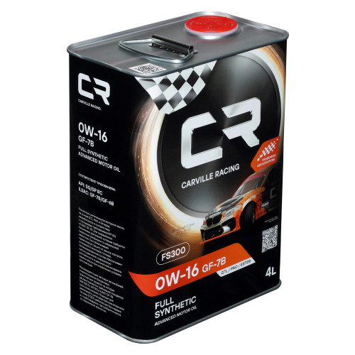 Масло моторное CARVILLE RACING FS300 0W-16 GF-7B 4L
