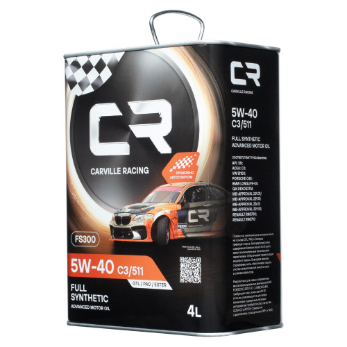 Масло моторное CARVILLE RACING FS300 5W-40 C3/511 4L