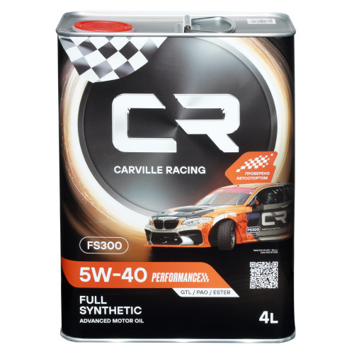 Масло моторное CARVILLE RACING FS300 5W-40 Performance 4L