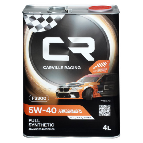 Масло моторное CARVILLE RACING FS300 5W-40 Performance 4L