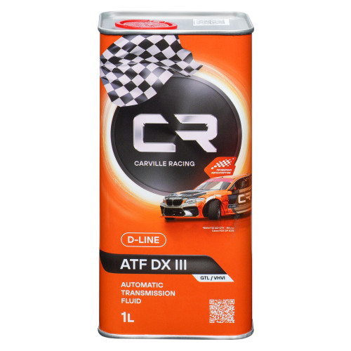 Масло трансмиссионное для АКПП CARVILLE RACING D-LINE ATF DX III 1L