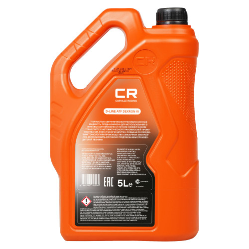 Масло трансмиссионное для АКПП CARVILLE RACING D-LINE ATF DEXRON VI 5L