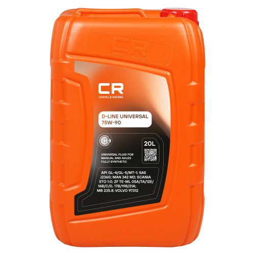 Масло трансмиссионное универсальное CARVILLE RACING D-LINE UNIVERSAL, 75W-90, GL-4/GL-5, 20L