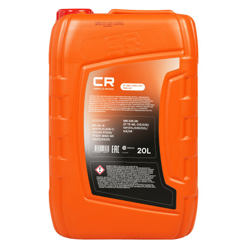 Масло трансмиссионное для МКПП CARVILLE RACING D-LINE LONG LIFE 75W-80 20L