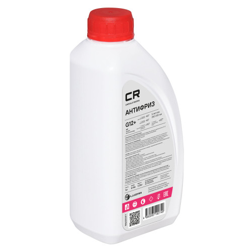 Антифриз G12+ OAT -40°С, красный, готовый к применению, 1кг/0.94л