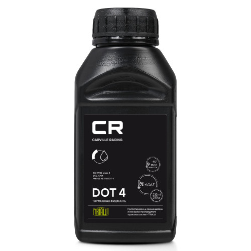 Тормозная жидкость DOT 4, 233мл/250гр