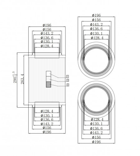 Фильтр воздушный для автомобилей Hyundai HD35/HD65/HD72/HD78 (06-)/County (04-)