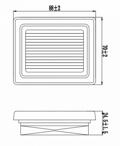 Фильтр воздушный для а/м Ford Transit (11-)/PSA Boxer/Jumper (11-) 2.2D грубой очистки