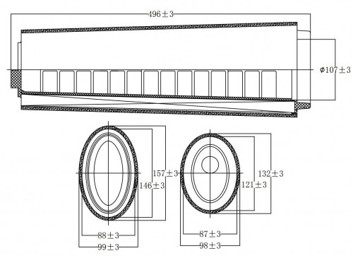 Фильтр воздушный для а/м BMW X5 E70 (06-)/E53 (03-)/X6 E71/E72 (08-)/X3 E83 (05-) 3.0D