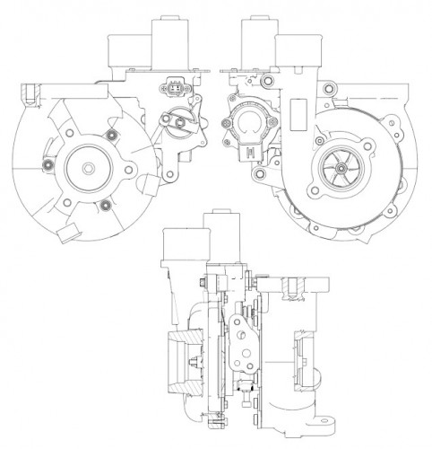 Турбокомпрессор для а/м Toyota Land Cruiser Prado 150 (09-) 3.0D [1KD-FTV] (тип CT12CV)