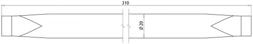 Осушитель кондиционерадля радиатора кондиц. LRAC 0961 LUZAR (310*20мм)