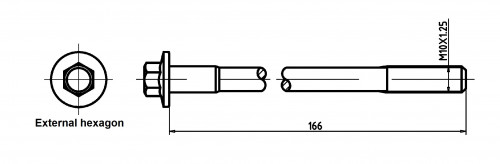 Болты ГБЦ для а/м Chevrolet Lacetti (04-)/Cruze (09-)/Daewoo Nexia (94-)/(08-) 1.4i/1.5i/1.6i [F14D3; F16D3] (10 шт.)