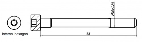 Болты ГБЦ для а/м Hyundai Accent (99-)/Getz (02-) 1.4i/1.5i/1.6i [G4EC-G; G4EE; G4ED] (10 шт.)